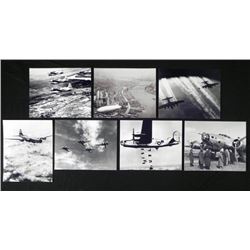 7 Aircraft Photos - Bombers, Blimp, Beoings, Skyraider