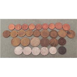 30 Old Coins from Austria & Germany