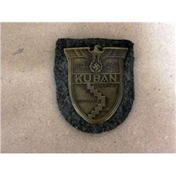 NAZI KUBAN SHIELD-ORIGINAL-MINT CONDITION