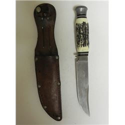 SOLINGEN MOUNTAIN SURVIVAL KNIFE-ANTLER GRIP GERMANY