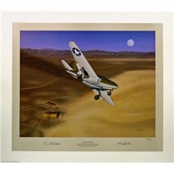 Aviation Art The Beginning Machat P-59 Jet