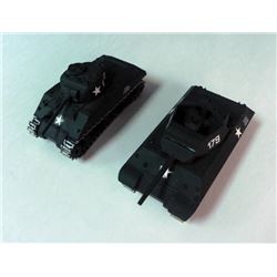 2 WWII US TANK DESTROYERS SOLIDO/FRANCE-DIECAST METAL