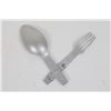 Image 2 : NAZI FIELD EATING RIG-SWIVEL FORK & SPOON-MARKED "G&CL4