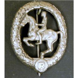 NAZI EQUESTRIAN/HORSEMANSHIP COMPETITION BADGE