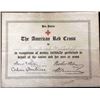 Image 3 : WWI RED CROSS AWARD DOCUMENT AND 2) SAVING STAMP BOOKS