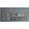 Image 1 : 12 Pcs WWII Paper Currency China,Japan,Italy,France,US