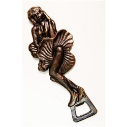 Antique Art Deco Flapper Girl Bottle Opener