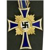 Image 4 : Nazi German WWII Gold Trim Mothers Cross with Ribbon