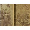 Image 2 : 2 Antique CDV Photographs Men in Top Hats, Outdoors