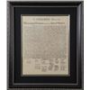Image 1 : Declaration of Independence Antiqued Framed Print