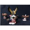Image 3 : FOUR PATRIOTIC EAGLE STATUES