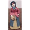 Image 1 : NAZI PORCELAIN FEMALE MUSICIAN  ORIGINAL ART PIECE