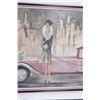 Image 4 : Original Painting Deco Mixed Media Woman Dog Limo Car