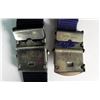 Image 4 : 2 U.S. MILITARY BLUE WEB BELTS & BRASS BUCKLES