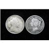 Image 2 : 2 Silver Canadian Nickels 1886 + 1905