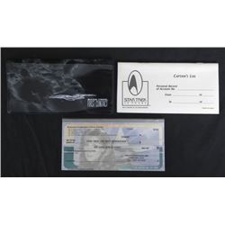 Star Trek First Contact Bank Checks Set in Book MINT