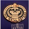 Image 2 : MEYER WWII WE SHALL DEFEND DISTINCTIVE INSIGNIA ON CARD