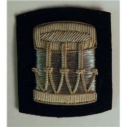 MUSICIANS BULLION MILITARY PATCH--2X2 