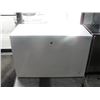 Image 1 : GE WHITE CHEST FREEZER - MINOR PHYSICAL DAMAGE ON ONE CORNER