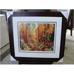 FRAMED LIMITED EDITION PRINT TITLED "AUTUMNS GARLAND" BY GROUP OF 7 ARTIST TOM THOMPSON 103/950