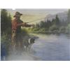 Image 2 : FRAMED FLY FISHERMAN PRINT