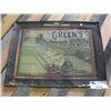 Image 1 : VINTAGE GREENS LAWN MOWERS TIN LITHOGRAPH COLLECTORS SIGN