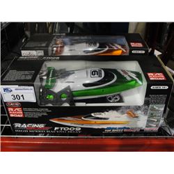 GROUP OF 2 COBRA RADIO CONTROLLED RACING BOATS FT009