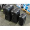 Image 1 : IT 3PC BLACK LUGGAGE SET