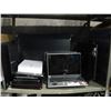 Image 1 : SHELF LOT OF ASSORTED LAPTOP COMPUTERS, MONITORS, ETC