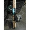 Image 2 : BUNDLE OF SPORTS FISHING SALMON RODS WITH 4 MOOCHING REELS; FENWICK, SHAKESPEARE, QUANTUM AND