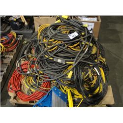 PALLET LOT OF HEAVY DUTY ELECTRICAL EXTENSION CORDS