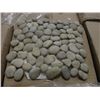 Image 2 : PALLET OF WHITE PEBBLES MOSAICS APPROX 500SQF