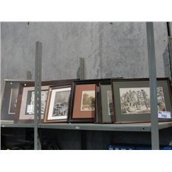 GROUP OF 7 ASSORTED FRAMED PICTURES AND PRINTS