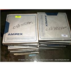 LOT: AMPEX PRECISION MAGNETIC TAPE, 37X MONEY (print sequence:) 3451