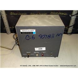 PERKIN ELMER DEYTERIUM ARC POWER SUPPLY (print sequence:) 40783