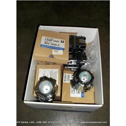 BOX: MISCELLANEOUS PROJECTOR LAMPS, 4+