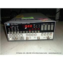 HP 8116A PULSE/FUNCTION GENERATOR (print sequence:) 64348