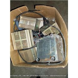 BOX: MISCELLANEOUS POWER SUPPLIES, 6+ (print sequence:) 64314