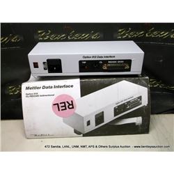 METTLER OPTION 012 DATA INTERFACE (print sequence:) 64255