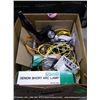 Image 1 : BOX: MISCELLANEOUS ELECTRONICS - WIRE - CONNECTORS (print sequence:) 64331