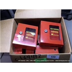 BOX: HPC EMERGENCY KEY BOXES 7X MONEY (print sequence:) 64472