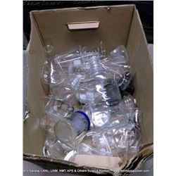 BOX: MISCELLANEOUS LAB GLASSWARE, 13+