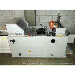 STANDARD HORIZON SPF-11 STICHER & FOLDER (print sequence:) NO #