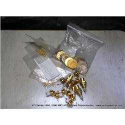 BAG: GOLD CONNECTORS, .516 LBS +/-
