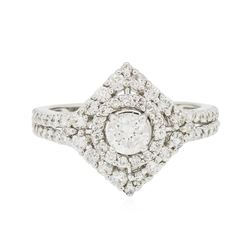 14KT White Gold 1.31 ctw Diamond Ring