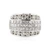 Image 3 : 18KT White Gold 4.92 ctw Diamond Ring
