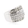 Image 4 : 18KT White Gold 4.92 ctw Diamond Ring