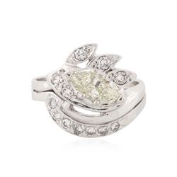 14KT White Gold 1.26 ctw Diamond Ring