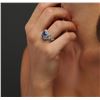 Image 5 : 14KT White Gold 2.38 ctw Tanzanite and Diamond Ring