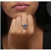 Image 5 : 14KT Yellow Gold 2.92 ctw Tanzanite and Diamond Ring